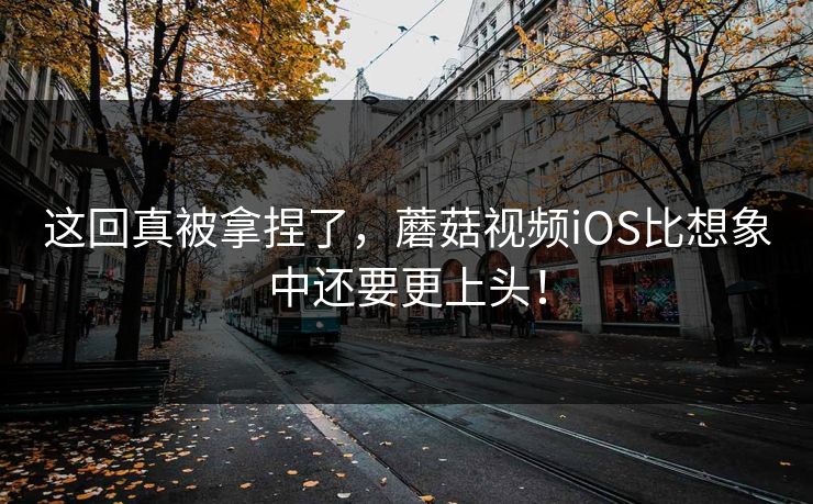 这回真被拿捏了，蘑菇视频iOS比想象中还要更上头！