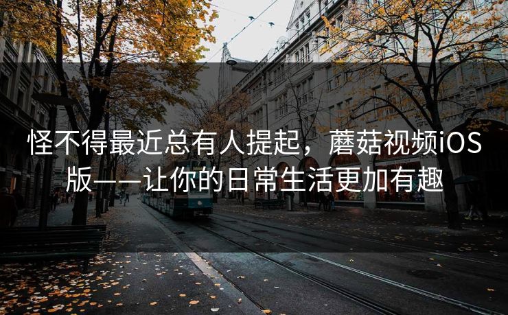 怪不得最近总有人提起,蘑菇视频iOS版——让你的日常生活更加有趣 怪不得最近总有人提起,蘑菇视频iOS版——让你的日常生活更加有趣